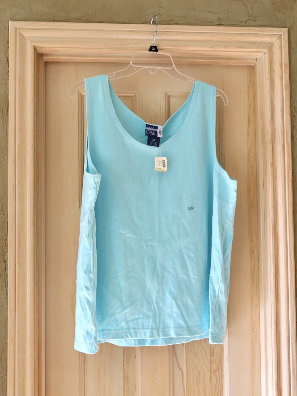 NWT Venezia Jeans Turquoise Ocean Blue TANK TOP Size 22/24